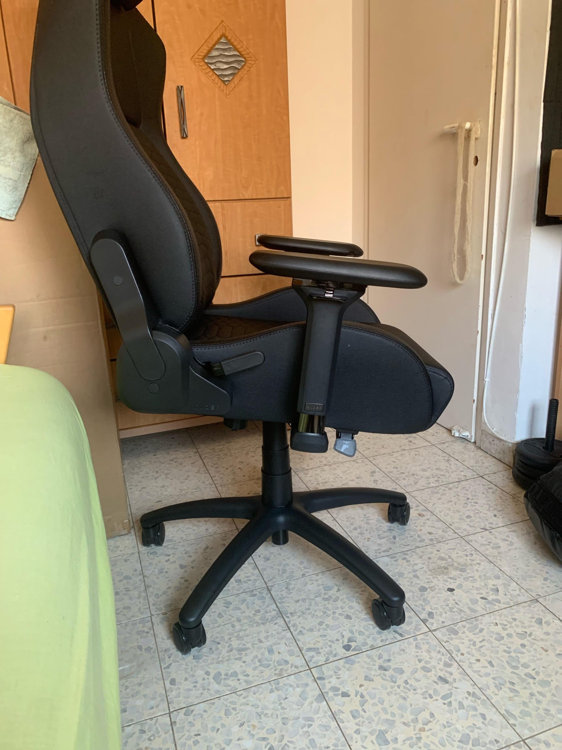 Does anyone know why my chair leaning forward? Just finished