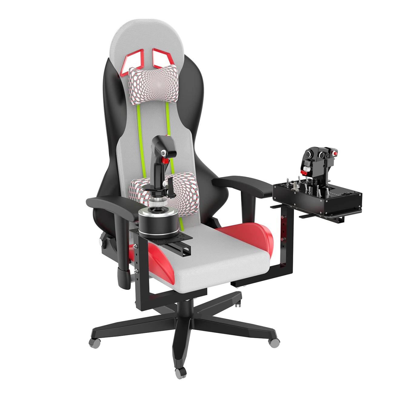 EG STARTS Games Joystick / Hotas Chair Mount Compatible for Thrustmaster  AC Hotas Warthog T