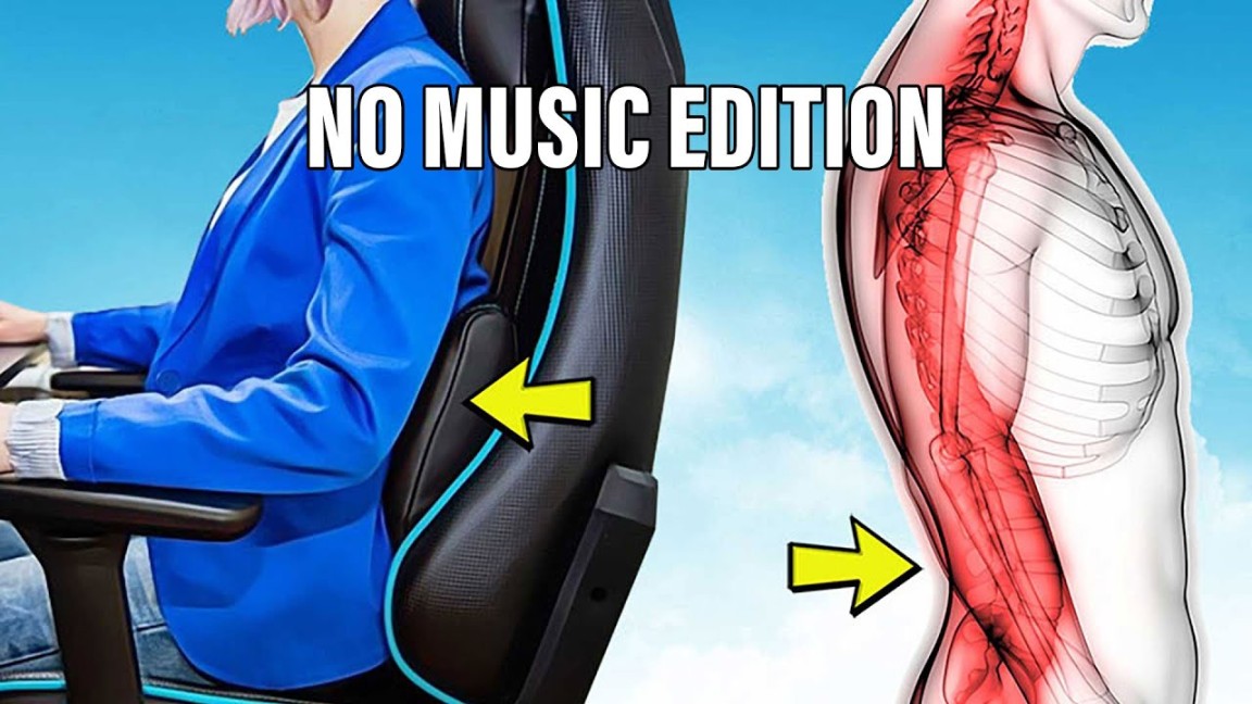 How To Use A Gaming Chair Lumbar Support (NO MUSIC EDITION)